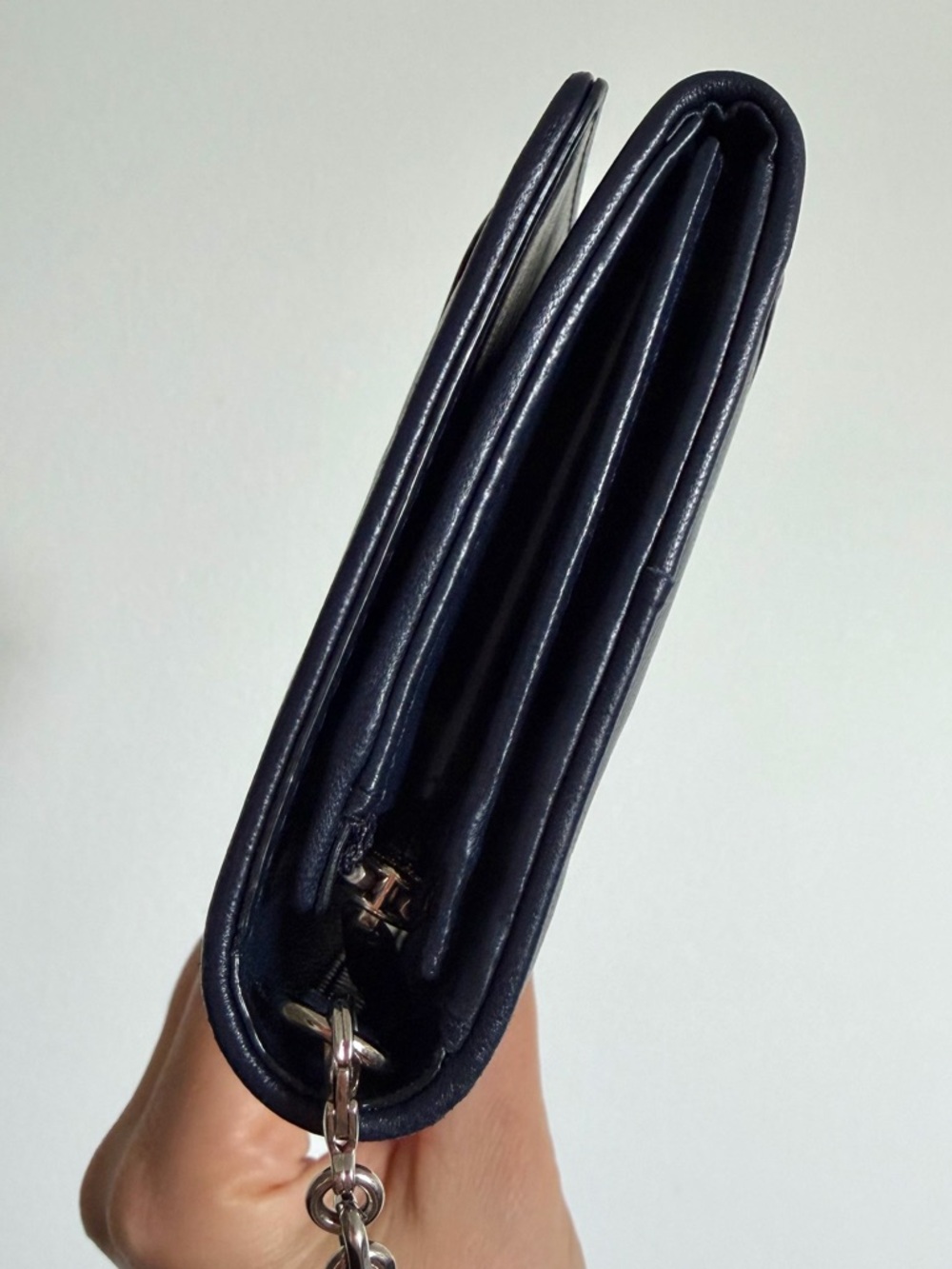 Dior Lambskin Leather Wallet on Chain - Picture 6 of 12